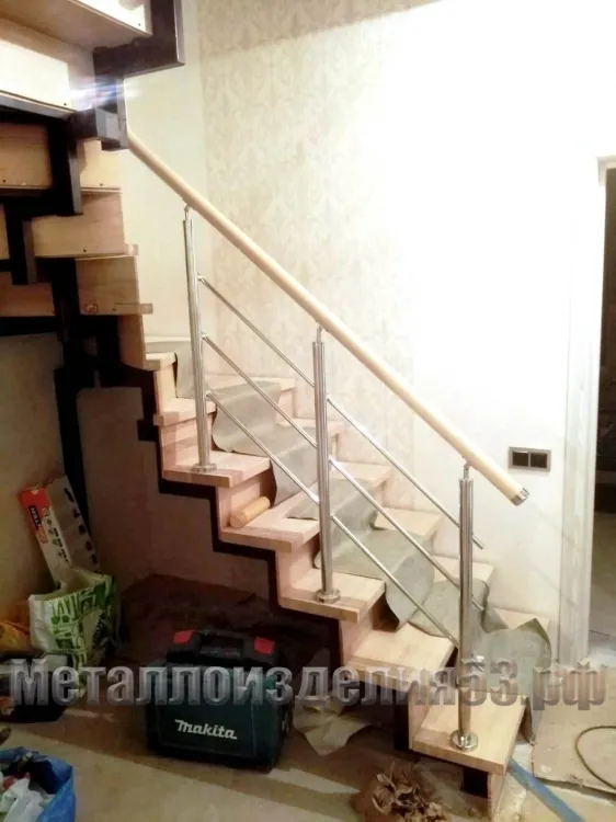 перила с поручнем ПВХ