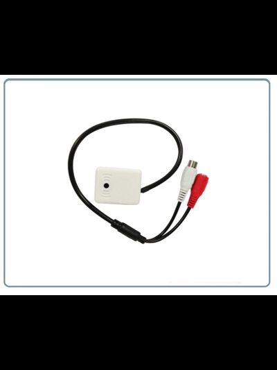 Высокочувствительный микрофон для систем видеонаблюдения, подключение IP видеокамер с аудио каналом. Уличное исполнение. (- 25 до +85 град.С)