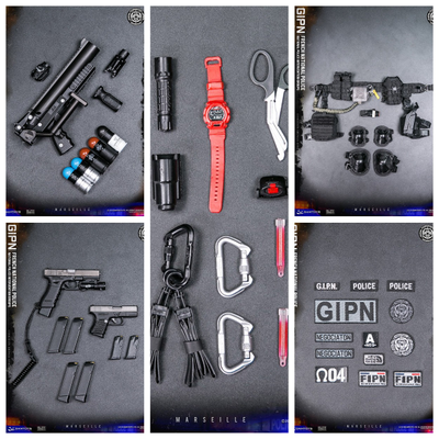 ФРАНЦУЗСКИЙ СПЕЦНАЗОВЕЦ GIPN - КОЛЛЕКЦИОННАЯ ФИГУРКА 1/6 SCALE FRENCH NATIONAL POLICE GIPN IN MARSEILLE (78076) - DAMTOYS