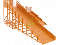 Зимняя горка "IgraGrad Snow Fox", скат 10 м (мод. 3) фото