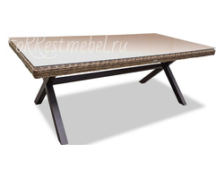 Стол обеденный плетеный Opal 210 см