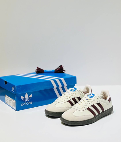 Adidas Samba OG Off White Maroon