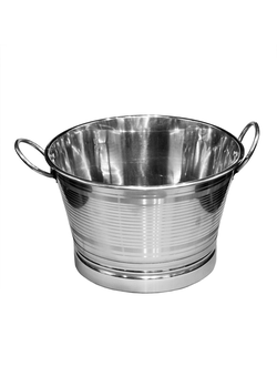 Ведро для охлаждения бутылок 36,5 см h22,5 см круглая нерж.