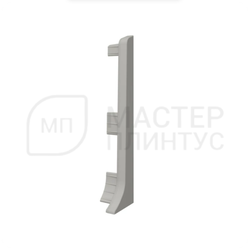 Заглушка правая для ПВХ плинтуса Vilo Linela 414 Серая