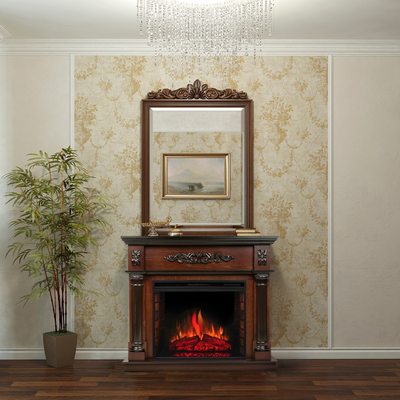 камин Silvia AO с очагом Epsilon 26