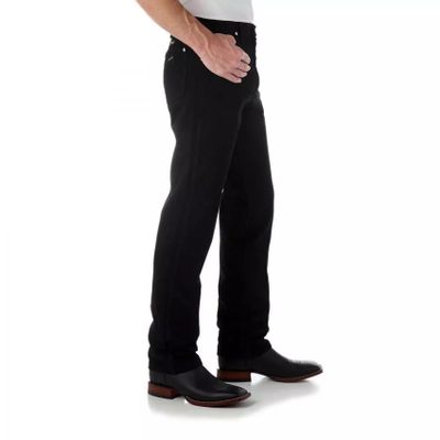 Джинсы 13MSE Wrangler® Cowboy Cut® Silver Edition™  оригинальный крой Размер 35x34, Чёрные