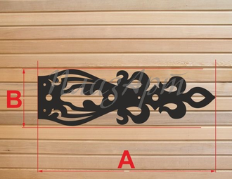 петля узорная