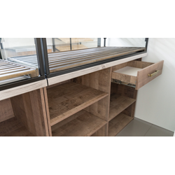 (ЗЕМТЕК0300) Хлебная витрина "ZEMTEK" с 2-мя наклонными полками