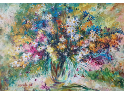Картина с цветами Маревые полевые цветы Круглова Светлана