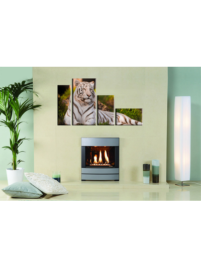 Модульная картина "Белый тигр"