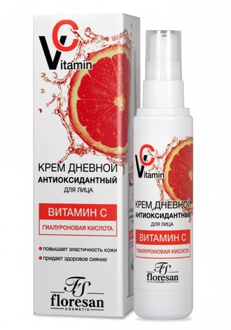Флоресан Vitamin C Крем для лица ДНЕВНОЙ 75мл vv yy zz