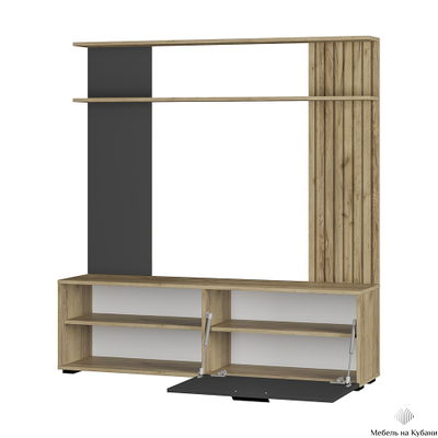 Мишель тип 1 ГС-05 гостиная Крафт/Графит