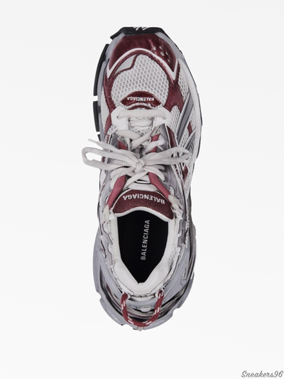 Balenciaga Runner Sneaker White Burgundy Мужские (41-45)