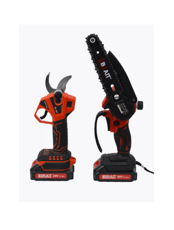 Набор садовый Brait: пила цепная аккумуляторная и секатор аккумуляторный BCCS20NM-2/BCP30-2VB