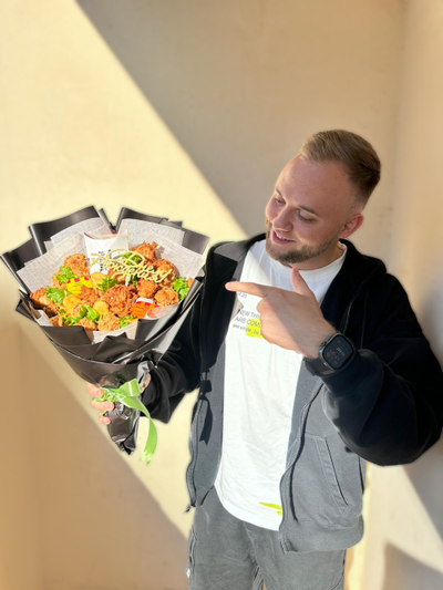 Букет из куриных крылышек