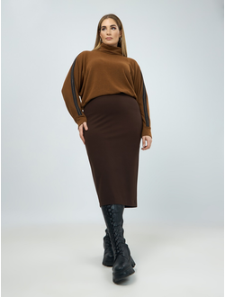 Юбка плиссе для полных в бутике модной одежды большого размера в центре СПб