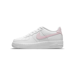 Кроссовки Nike Air Force 1 Low (GS) White Pink Foam  бело-розовые