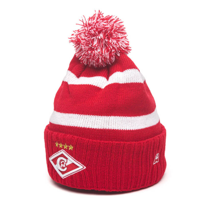 Шапка ФК СПАРТАК красно-белая 93509