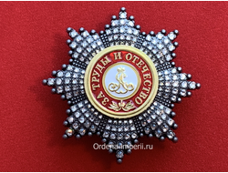 Звезда ордена Святого Александра Невского со стразами, копия LUX! Лот № 34.