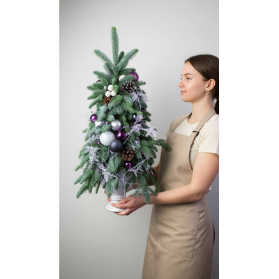 Новогодняя ёлка декор №1110