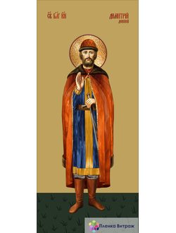 Витражная пленка лики Святая Анна, витражная пленка самоклеющаяся,в храмы и церкви матовая