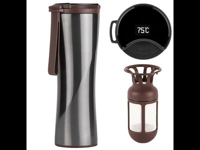 Термокружка Xiaomi Kiss Kiss Fish Moka Smart Cup Oled 430ml S-U45CW Grey