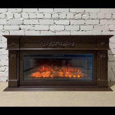 Линейный электрокамин Лидс AO с очагом Joker 45