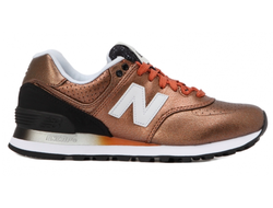 New Balance 574 Бронза кожа женские (36-40) Арт. 219MF-A