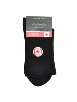 Носки мужские с ослабленной резинкой RuSocks - M-1131 - черный