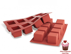 Форма КУБ 8 ячеек 5х5см, силикон