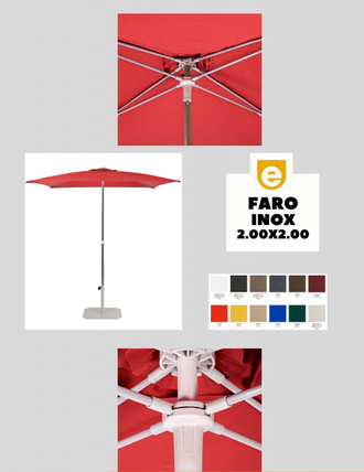 Зонт пляжный Faro Inox