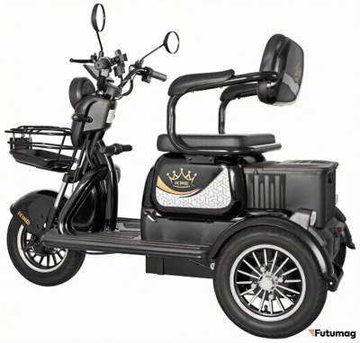 Электроскутер IKINGI SIBTRIKE 1000W 60V25Ah черный