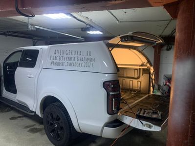 Кунг N-commerce на Great Wall Poer белого цвета