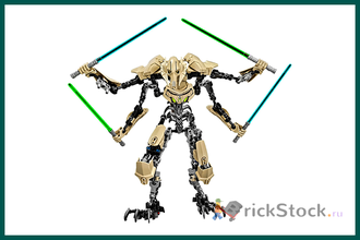 # 75112 Сборная Фигура «Генерал Гривус» / “General Grievous” Buildable Action Figure