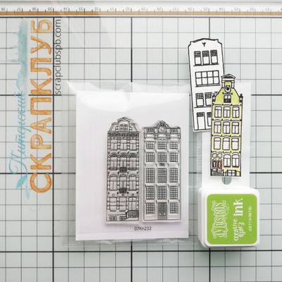 ФП штамп "Голландские домики с подъемником"