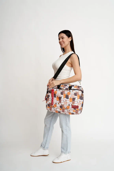 Сумка для ноутбука 17.3 - 18 дюймов Optimum RL, котики