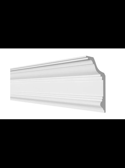 Потолочный плинтус DECOR-DIZAYN DD513, из дюрополимера, под покраску, ударопрочный, 2 метра