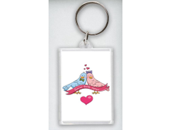 Брелок акриловый #7 на День влюблённых, 14 февраля