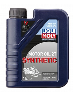 Масло моторное Liqui Moly для 2-х такт. снегоходов Snowmobil Motoroil 2T Synthetic L-EGD - 1 л. (Синтетика) (2382)