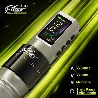 Беспроводная тату машинка EZ Filter X40 Strokes 2.0-4.0mm Black