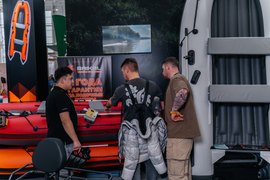 Лодки ПВХ на выставке