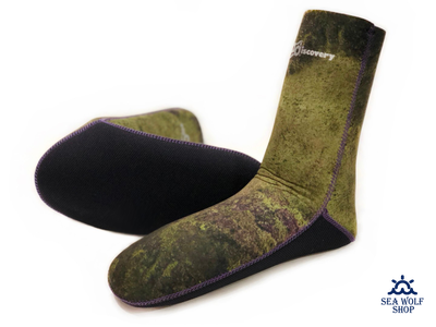 Носки неопреновые 7мм AquaDiscovery "OPEN CELL Duratex Camo" p.38/39