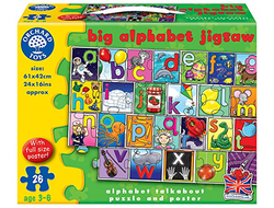 Big alphabet jigsaw puzzle and poster