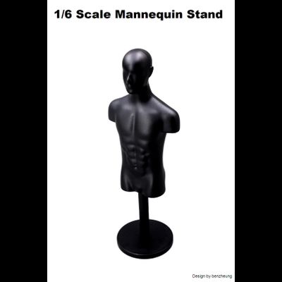 Манекен (торс) для разгрузки / бронежилета 1/6