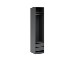 Открытая гардеробная РОНДО набор 50.3 Антрацит