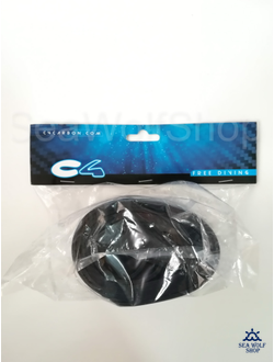 Ремень силиконовый C4 с нейлоновой пряжкой, черный