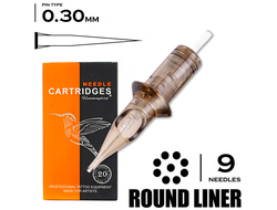9RL/0,30 mm - Round Liner HUMMINGBIRD