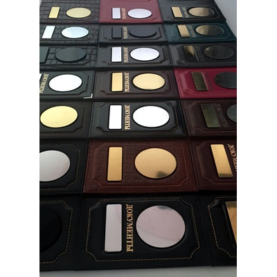 ОБЛОЖКА ДЛЯ АВТОДОКУМЕНТОВ В КОМПЛЕКТЕ С ЛИНЗАМИ. ВСТАВКИ БЕЗ БОРТИКОВ.