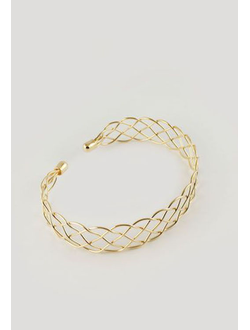 (АРТИКУЛ: 6802/02) БРАСЛЕТ ЖЕНСКИЙ, МЕТАЛЛ, ЦВЕТ " ЗОЛОТО"