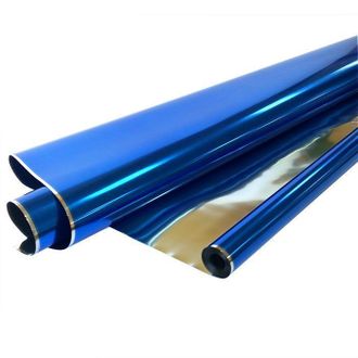Пленка для цветов &quot;Металл Синяя&quot;7,5*0,7 м, 1 шт.